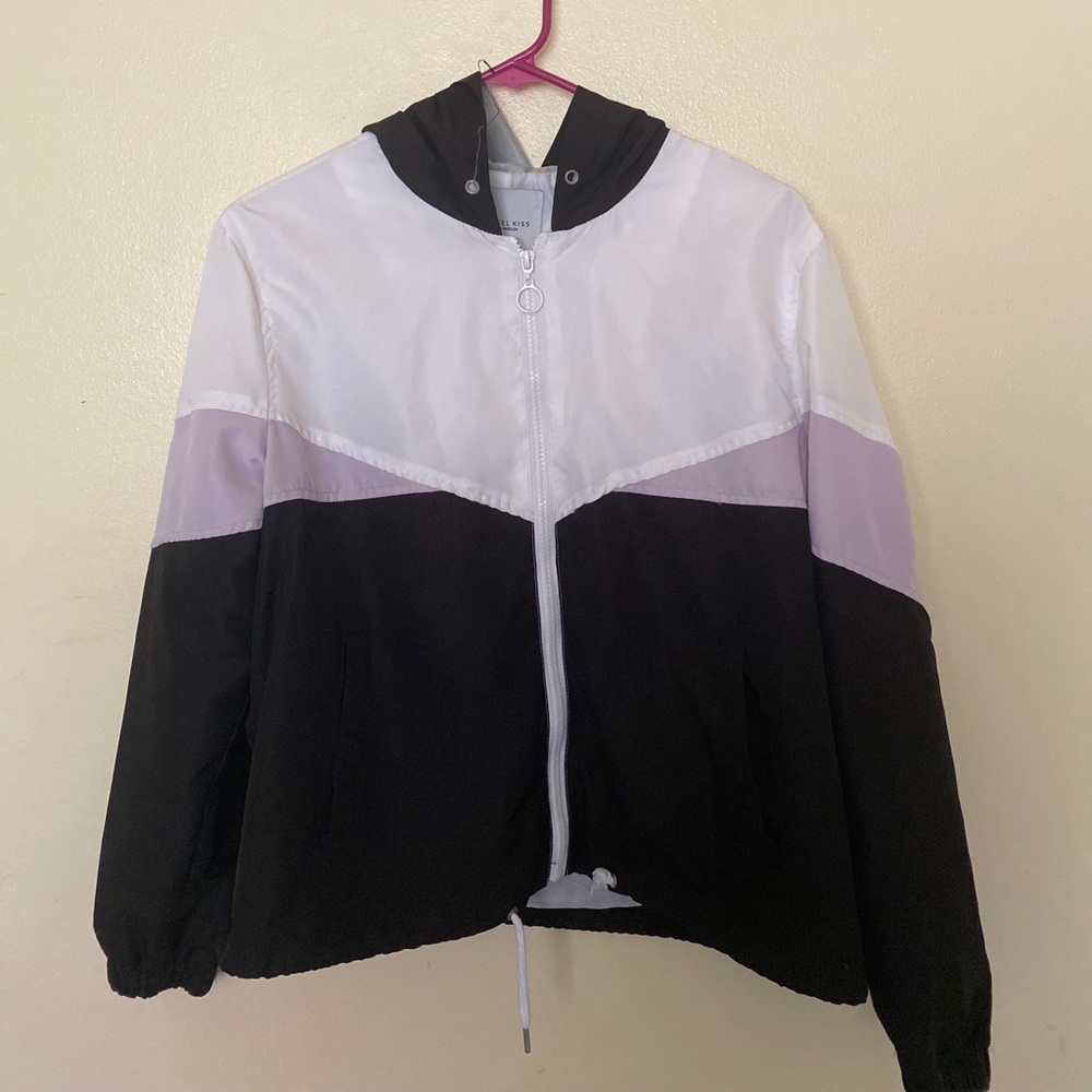 Nice jacket will keep you dry when it’s raining !